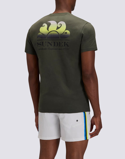 CAMISETA NEW HERBERT DE CUELLO REDONDO CON LOGOTIPO MAXI