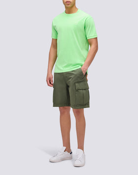 T-SHIRT NEW DEY GIROCOLLO TINTO CAPO CON LOGO