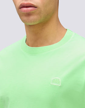 T-SHIRT NEW DEY GIROCOLLO TINTO CAPO CON LOGO