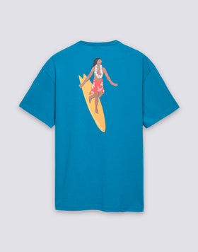 T-SHIRT DA UOMO A GIROCOLLO CON STAMPA E RICAMO