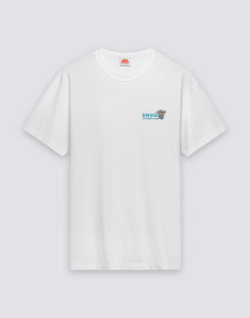 T-SHIRT DA UOMO A GIROCOLLO CON STAMPA E RICAMO SUNDEK CALIFORNIA 1958