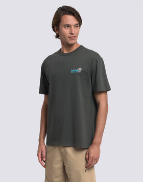 T-SHIRT DA UOMO A GIROCOLLO CON STAMPA E RICAMO SUNDEK CALIFORNIA 1958