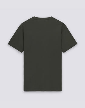 T-SHIRT UOMO A GIROCOLLO CON STAMPA LOGO VERTICALE