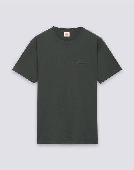 T-SHIRT UOMO A GIROCOLLO CON LOGO EMBOSSATO