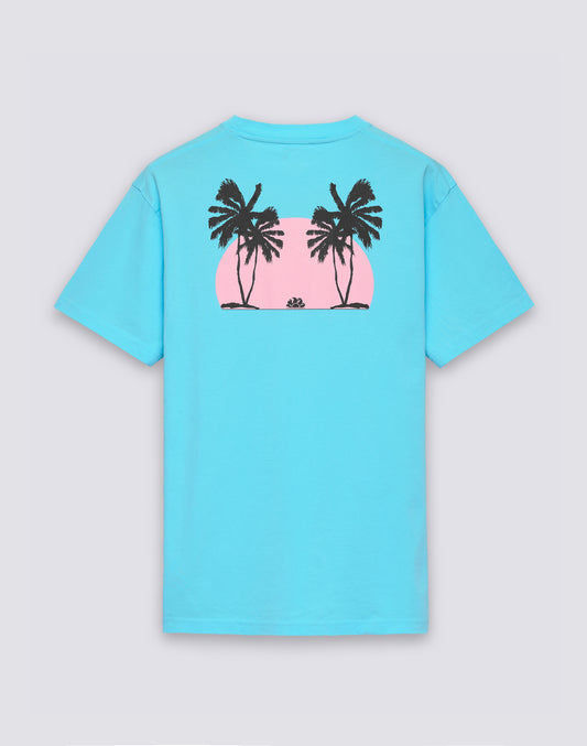 T-SHIRT DA UOMO CON STAMPA TRIPPING PALM