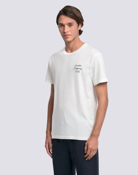 T-SHIRT UOMO A GIROCOLLO CON RICAMO SUNDEK CALIFORNIA 1958