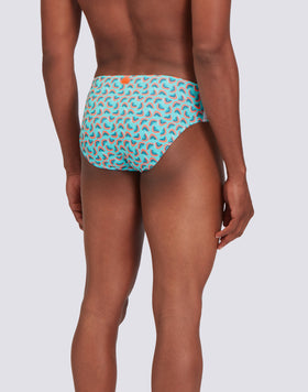 AUGUST BRIEF WITH MINI RAINBOWS PRINT