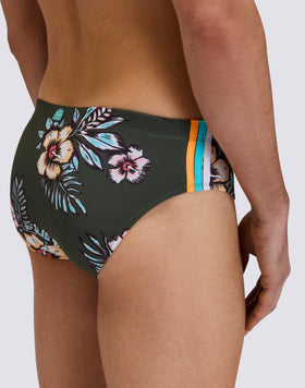 SLIP MARE UOMO STAMPA GRAPHIC FLOWER