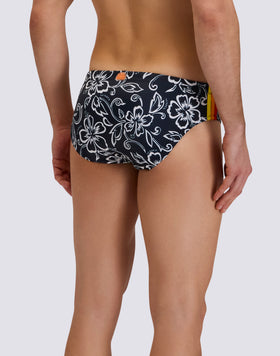 SLIP MARE DIWALTER CON STAMPA ARCHIVE HIBISCUS