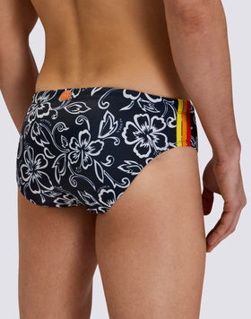 SLIP MARE DIWALTER CON STAMPA ARCHIVE HIBISCUS