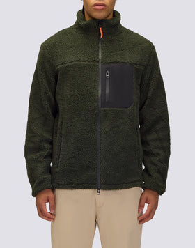 VESTE REMBOURRÉE EN TEDDY POUR HOMME