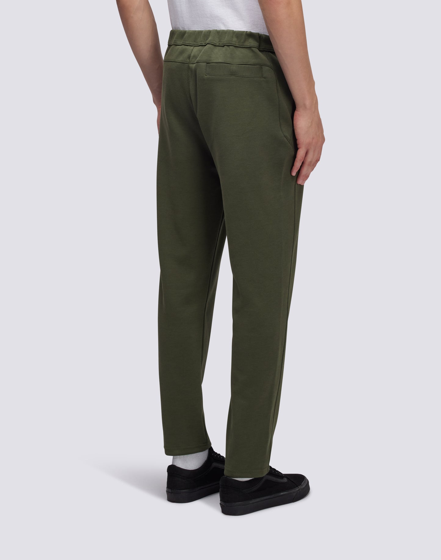 PANTALONI CON VITA SEMI ELASTICATA