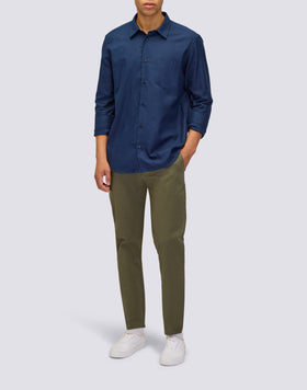 PANTALONI CHINO IN TWILL STRETCH