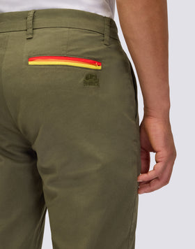 PANTALONI CHINO IN TWILL STRETCH