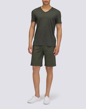 WALKSHORT UOMO TINTO CAPO IN POPELINE STRETCH