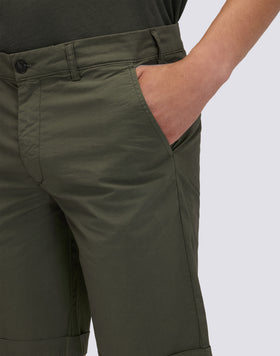 WALKSHORT UOMO TINTO CAPO IN POPELINE STRETCH