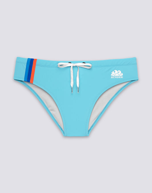 SLIP MARE UOMO CON DETTAGLIO TRICOLORE