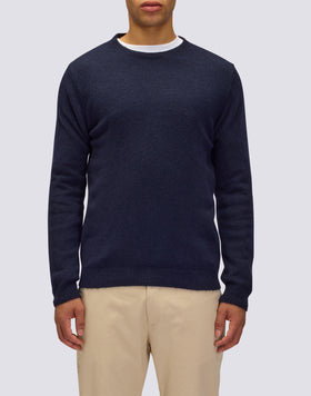 MEN'S CREW NECK SWEATER IN WOOL BLEND
