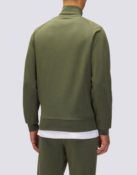 SWEAT À FERMETURE ÉCLAIR INTÉGRALE AVEC DÉTAILS TRICOLORES