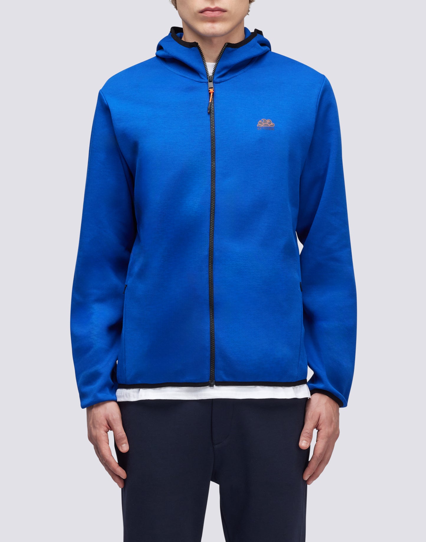 FELPA FULL ZIP CON CAPPUCCIO