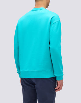 CREWNECK SWEATSHIRT WITH EMBROIDERED LOGO