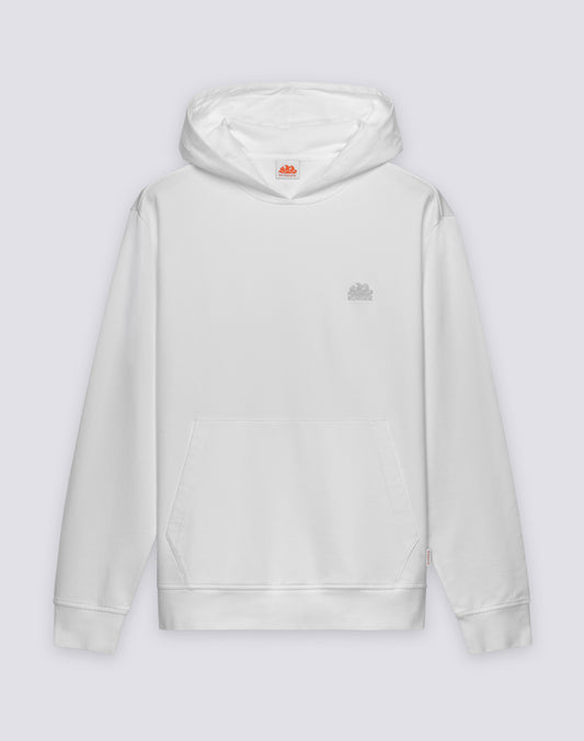 FELPA UOMO DEGARZATA CON CAPPUCCIO E TASCA A MARSUPIO