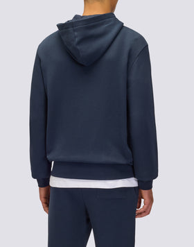 SUDADERA DE HOMBRE CON CAPUCHA Y CREMALLERA CENTRAL