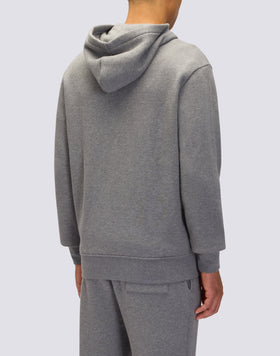 MEN'S HOODED SWEATSHIRT WITH CENTRAL ZIP