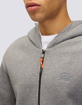 MEN'S HOODED SWEATSHIRT WITH CENTRAL ZIP