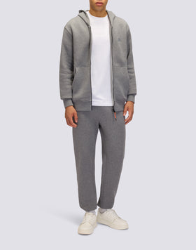 MEN'S HOODED SWEATSHIRT WITH CENTRAL ZIP