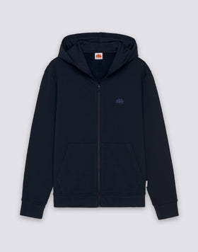 FELPA UOMO FULL ZIP CON CAPPUCCIO