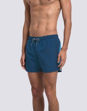 COSTUME DA BAGNO UOMO CORTO VITA ELASTICATA CRINKLED