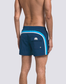 COSTUME DA BAGNO UOMO CORTO VITA ELASTICATA CRINKLED