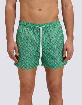 COSTUME DA BAGNO UOMO CORTO VITA ELASTICATA POLIESTERE RICICLATO REPREVE® CON STAMPA FRUIT FIESTA