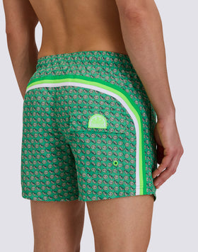 COSTUME DA BAGNO UOMO CORTO VITA ELASTICATA POLIESTERE RICICLATO REPREVE® CON STAMPA FRUIT FIESTA