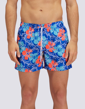 COSTUME DA BAGNO CORTO VITA ELASTICATA REPREVE® CON STAMPA INSIDE FLOWERS