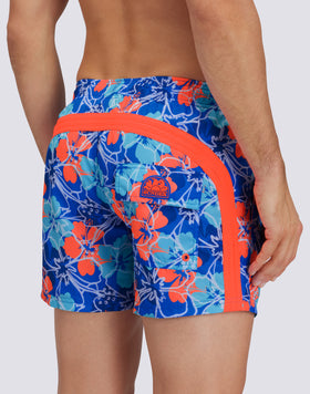 COSTUME DA BAGNO CORTO VITA ELASTICATA REPREVE® CON STAMPA INSIDE FLOWERS