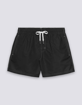 ICONIC TAFFETA SHORT SWIMSHORTS WITH ELASTIC WAIST 