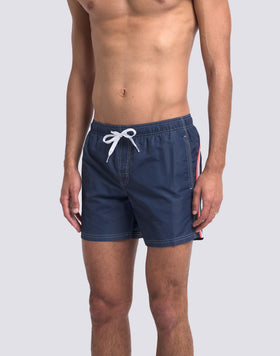 ICONIC TAFFETA SHORT SWIMSHORTS WITH ELASTIC WAIST 