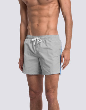 ICONIC TAFFETA SHORT SWIMSUIT WITH ELASTICATED WAIST
