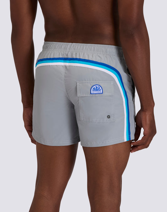 BAÑADOR CORTO CON CINTURA ELÁSTICA ICONIC TAFFETA