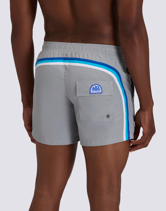 MAILLOT DE BAIN COURT À TAILLE ÉLASTIQUE ICONIC TAFFETA