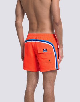 ICONIC TAFFETA SHORT SWIMSHORTS WITH ELASTIC WAIST