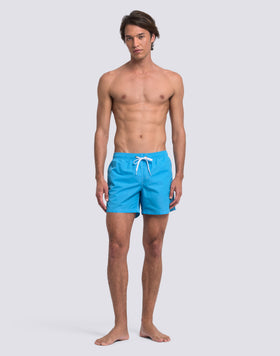 SHORT SWIM SHORTS WITH AN ELASTICATED WAISTBAND ICONIC TAFFETA ITALIAN FLAG