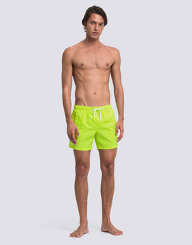ICONIC TAFFETA SHORT SWIMSHORTS WITH ELASTIC WAIST 