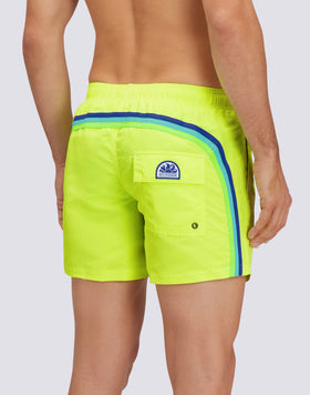 SHORT DE BAIN À TAILLE ÉLASTIQUE TAFFETA ICONIQUE