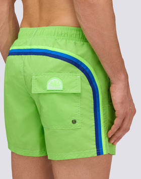 BAÑADOR CORTO CON CINTURA ELÁSTICA ICONIC TAFFETA