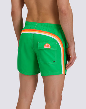 BAÑADOR CORTO CON CINTURA ELÁSTICA ICONIC TAFFETA