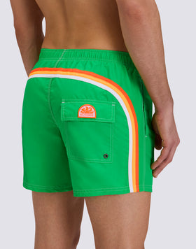 BAÑADOR CORTO CON CINTURA ELÁSTICA ICONIC TAFFETA