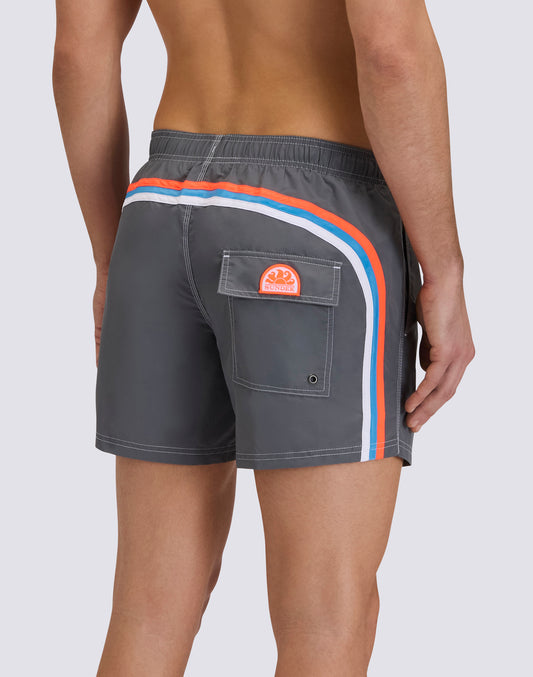 BAÑADOR CORTO CON CINTURA ELÁSTICA ICONIC TAFFETA